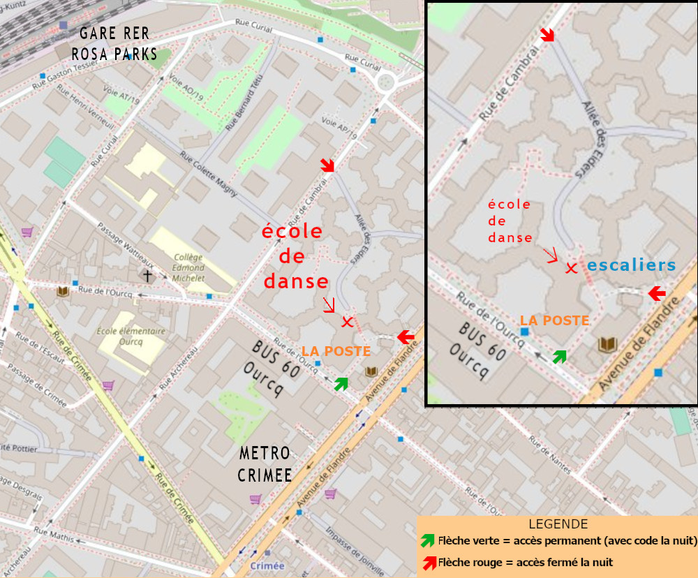 Plan d'accès Paris