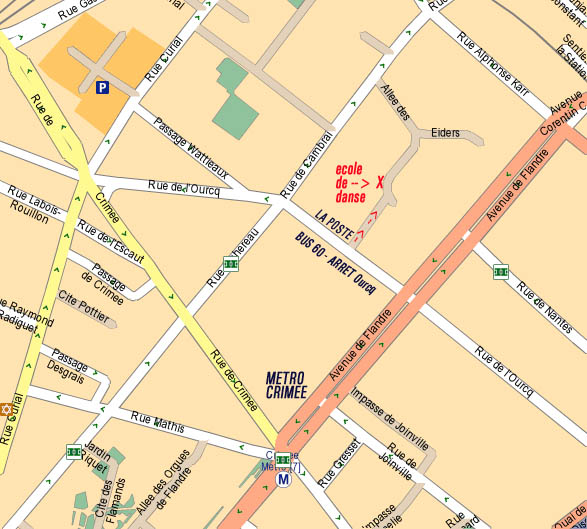 Plan d'accès Paris